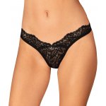 Obsessive Erotická tanga Obsessive Bellastia černá – Sleviste.cz