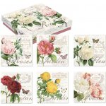 Easy life Korkové podložky pod skleničky Jardin Botanique 10,5x10,5 6 ks – Zboží Dáma