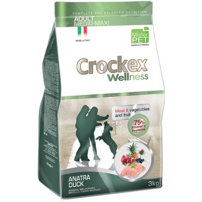 Crockex Wellness Adult Medium & Maxi Duck Rice Low Grain 3 kg