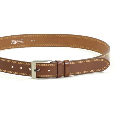 Penny Belts pánský kožený opasek 44 hnědý – Zboží Mobilmania