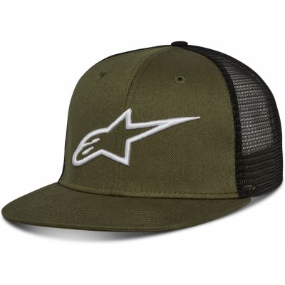 CORP TRUCKER HAT ALPINESTARS zelená/černá – Zboží Mobilmania