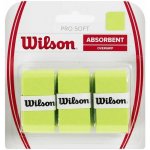 Wilson Pro Soft overgrip 3ks limetková – Zboží Dáma