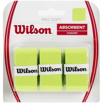 Wilson Pro Soft overgrip 3ks limetková