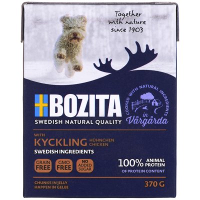 Bozita Adult Dog kousky v želé Chicken 370 g – Hledejceny.cz