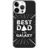 Pouzdro a kryt na mobilní telefon Apple Pouzdro AppleMix STAR WARS Apple iPhone 14 Pro Max - Best Dad In The Galaxy - gumové