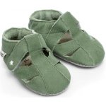 Liliputi Barefoot dětské sandály Pistachio Paws zelené – Zboží Mobilmania