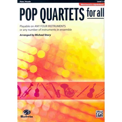 POP QUARTETS FOR ALL Revised and Updated level 1-4 flétna/pikola – Zbozi.Blesk.cz