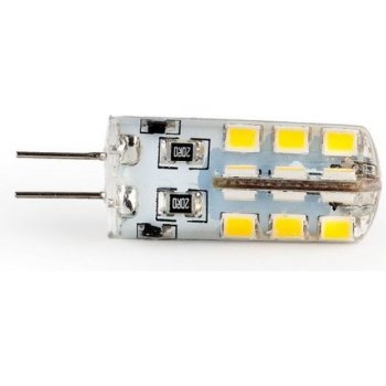 Ledspace LED žárovka 3,2W 24xSMD2835 G4 360lm 12V DC STUDENÁ silikon