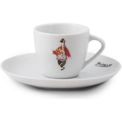 Karlovarský porcelán Picasso na espresso s podšálkem 80 ml – Sleviste.cz
