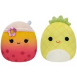 Squishmallows 2v1 ananas Maui a bubble tea Bergit 13 cm – Zboží Dáma