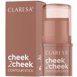 Claresa Cheek 2 Cheek Bronzer v tyčince 02 Milk Choco 6 g – Zboží Dáma