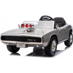 Mamido Dodge Charger R/T 24V 2x200W Dětské elektrické autíčko šedá – Sleviste.cz