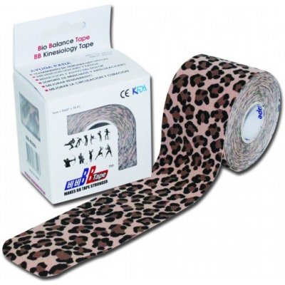 BB Tape Kineziologické tejpy Zvířecímotiv leopard 5cm x 5m – Zbozi.Blesk.cz