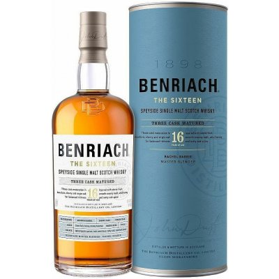 BenRiach 16 Y.O. the Sixteen & Three cask matured 43% 0,7 l (tuba) – Hledejceny.cz