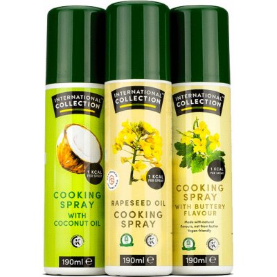 International Collection Cooking Spray Coconut Oil 190ml – Hledejceny.cz