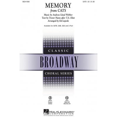 Memory from the musical noty pro sbor SATB 1019145 – Hledejceny.cz