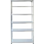 Majster Regál 200 x 90 x 40 cm 6 polic zinek – Sleviste.cz