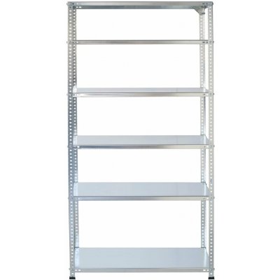 Majster Regál 200 x 90 x 40 cm 6 polic zinek – Sleviste.cz