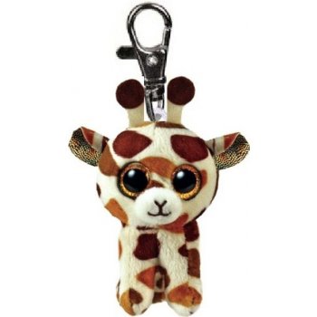 Přívěsek na klíče TY Plyšový Stilts žirafa s velkýma očima 35250