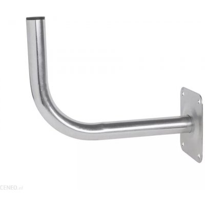 Držák antény na zeď 50 cm s plotnou 14 x 12 - galvanický zinek – Zboží Živě