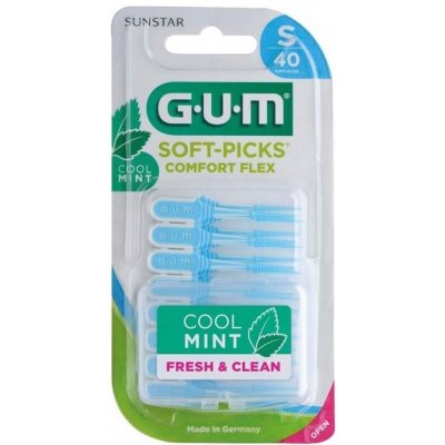 GUM Soft-Picks Comfort FLEX pogumovaná párátka MINT small 40 ks – Zbozi.Blesk.cz