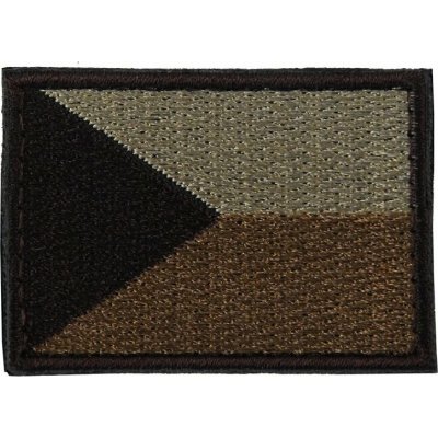 Textilní nášivka Vlajka ČR 50x35 mm - písková, A.C.M. – Hledejceny.cz