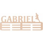 ČistéDřevo Dřevěný věšák na medaile běh Zvolte Muž – Zboží Dáma