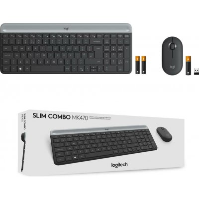 Logitech MK470 Slim Wireless Keyboard and Mouse Combo 920-009204 – Hledejceny.cz