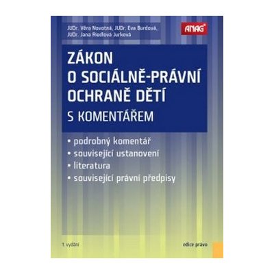 Zákon o sociálně-právní ochraně dětí s komentářem – Hledejceny.cz