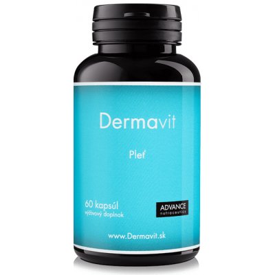 Advance nutraceutics ADVANCE Dermavit 60 kapslí - pro krásnou a zdravou pleť, 11 přírodních látek