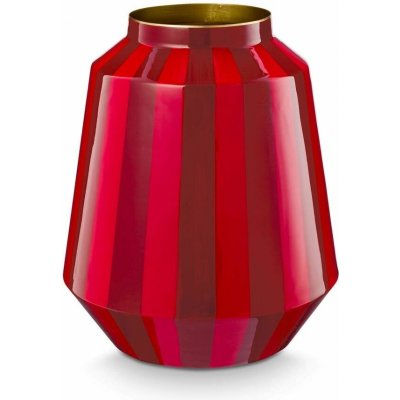 PIP Studio Váza Metal pruh vínová 29cm – Hledejceny.cz