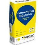 Potěr litý cemnetový Weberfloor Flow 25 kg Weber – Sleviste.cz