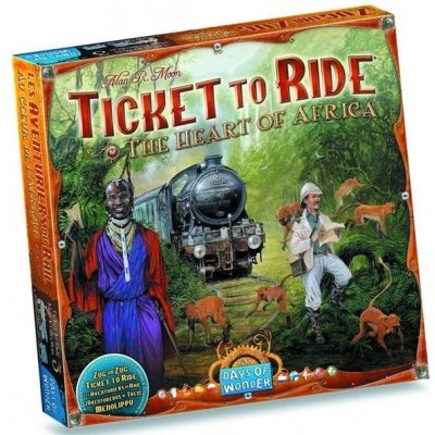ADC Blackfire Ticket to Ride Map Collection Srdce Afriky