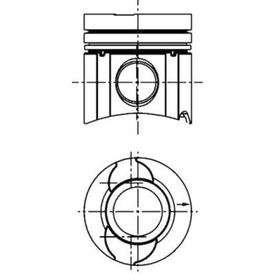 Píst KOLBENSCHMIDT 40374600 – Zboží Mobilmania