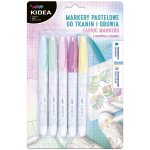 Kidea Kidea,MPOT5KA, sada popisovačů na textil, pastelové odstíny, 5 ks – Hledejceny.cz