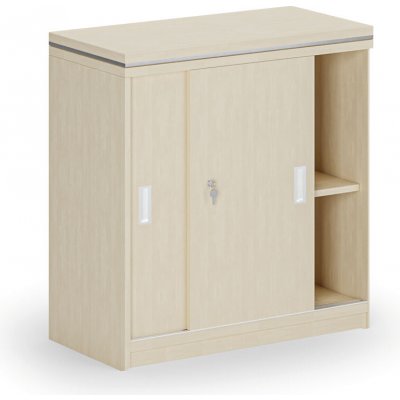 Arristo Lux, Skříň zasouvací 800 x 400 x 836 mm, bříza – Zboží Dáma