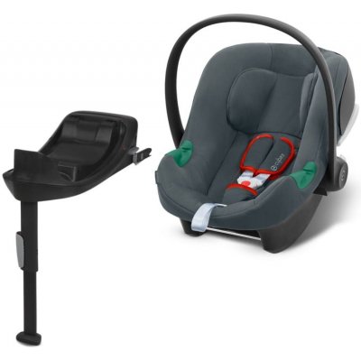 Cybex Aton B2 i-Size + Základna One Isofix 2022 Steel Grey – Zboží Mobilmania