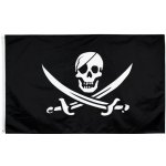 Pirátská vlajka 150x90 cm | Piráti z Karibiku – Sleviste.cz