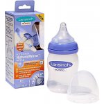 Lansinoh skleněná kojenecká láhev s NaturalWave TM savičkou savička S 160ml – Zboží Dáma