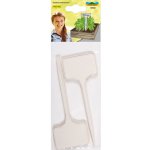 Nohel garden Jmenovka zapichovací béžová 5,5x3,5cm, výška 15cm 10ks – Zboží Dáma