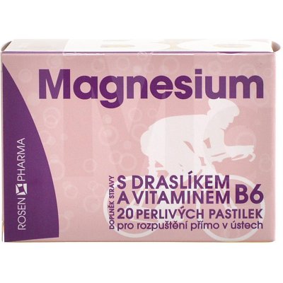 Rosen Magnesium perlivé pastilky 300 mg 20 ks – Zboží Mobilmania