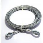 Vázací-technika.cz Tažné ocelové lano, očnice-očnice, 5 mm 3,77 m | Zboží Auto