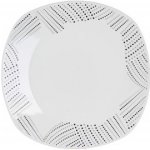 BANQUET Talíř porcelánový mělký CHARME 25 x 25 cm – Zboží Mobilmania