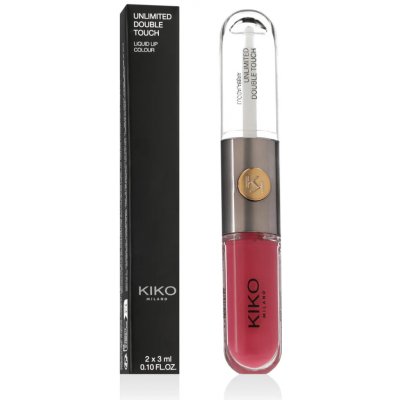 KIKO Milano Unlimited Double Touch rtěnka růžová 6 ml – Zboží Mobilmania