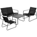 ProGarden KO-FD4300500 Zahradní nábytek lavice + 2 židle a stůl sada 4 ks – Hledejceny.cz