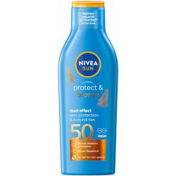 Nivea Sun Protect & Bronze intenzivní mléko na opalování SPF50 200 ml