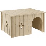 Ferplast SIN dřevěný domeček pro drobná zvířata L 34,5 x 24 x 16,5 cm – Sleviste.cz