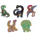 Janod vyškrabovací obrázky Dinosauři Atelier Sada Mini – Hledejceny.cz