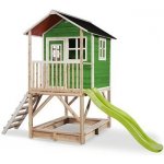 EXIT TOYS Zahradní cedrový domeček Exit Loft 500 zelený – Zboží Mobilmania