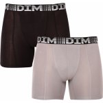 DIM 3D Flex Air Long Boxer pánské sportovní boxerky šedá černá 2 ks – Hledejceny.cz